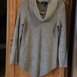 Gray long sleeve sweater